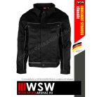 .Engelbert Strauss CLASSIC BLACK erősített anyagú 315 g/m² technikai munkakabát - munkaruha