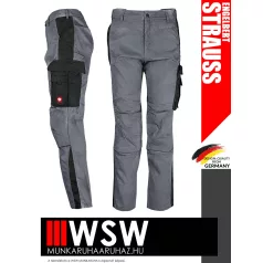   .Engelbert Strauss ACTIVE GREY-BLACK lezippzárazható szárú deréknadrág - munkaruha