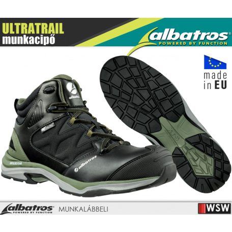 Albatros ULTRATRAIL S3 GREEN prémium fémmentes munkacipő - munkabakancs