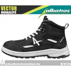   Albatros VECTOR BLACK S3 prémium fémbetétes munkacipő - munkabakancs
