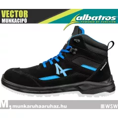   Albatros VECTOR BLACK S3 prémium fémbetétes munkacipő - munkabakancs