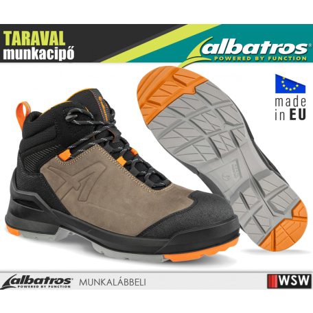 Albatros TARAVAL S3 BROWN prémium fémmentes munkacipő - munkabakancs