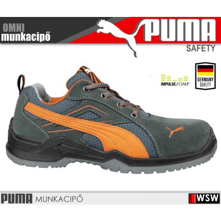 Puma OMNI FLASH S1P munkacipő - munkavédelmi cipő