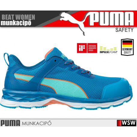 Puma BEAT S1 technikai prémium női munkacipő - munkavédelmi cipő