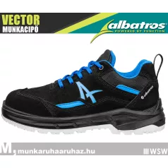   Albatros VECTOR BLACK S3 prémium fémbetétes munkacipő - munkabakancs