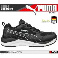   Puma SHIFT BLACK S3 technikai prémium fémbetétes munkacipő - munkavédelmi cipő