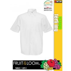 Fruit of the Loom OXFORD férfi rövidujjú ing - munkaruha