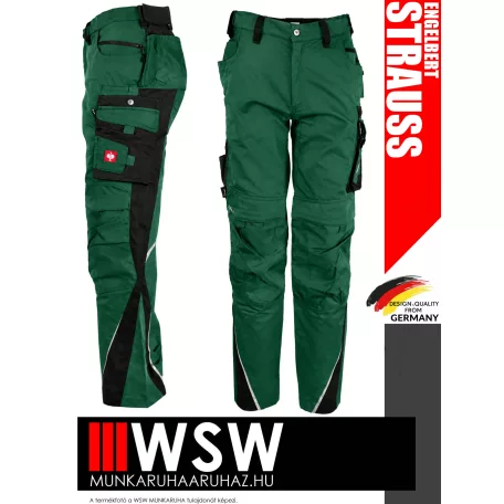 .Engelbert Strauss MOTION GREEN bélelt technikai deréknadrág - munkaruha