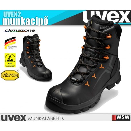 Uvex UVEX2 VIBRAM S3 technikai munkacipő - munkabakancs
