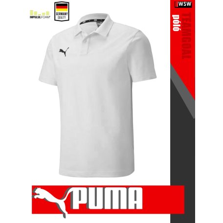Puma TEAMGOAL WHITE galléros póló - ruházat