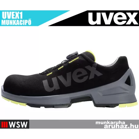 Uvex UVEX1 YELLOW S2 BOA önbefűzős technikai munkacipő - munkabakancs