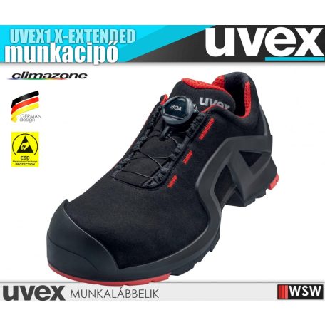 Uvex UVEX1 S3 BOA önbefűzős technikai munkacipő - munkabakancs