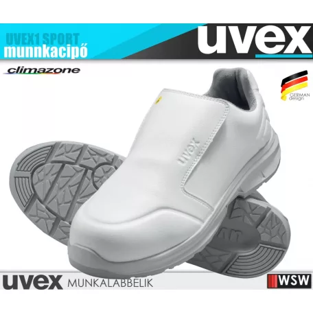 Uvex SPORT WHITE S2 technikai munkacipő - munkabakancs