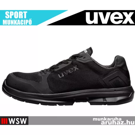 Uvex SPORT BLACK S1PL technikai munkacipő - munkabakancs