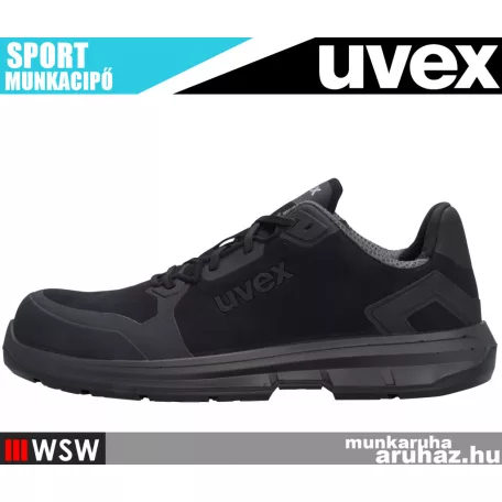 Uvex SPORT BLACK S3L technikai munkacipő - munkabakancs