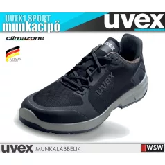 Uvex SPORT BLACK O1 technikai munkacipő - munkabakancs