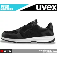 Uvex SPORT BLACK S1 technikai munkacipő - munkabakancs