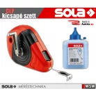 Sola CLP fém kicsapó zsinór szett kék porral - szerszám