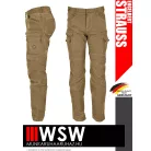 .Engelbert Strauss VINTAGE SEPIA cordura stretch technikai sokzsebes deréknadrág - munkaruha