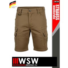   .Engelbert Strauss VINTAGE SEPIA cordura stretch technikai sokzsebes rövidnadrág - munkaruha