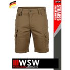 .Engelbert Strauss VINTAGE SEPIA cordura stretch technikai sokzsebes rövidnadrág - munkaruha