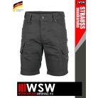 .Engelbert Strauss VINTAGE PEWTER cordura stretch technikai sokzsebes rövidnadrág - munkaruha