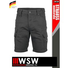   .Engelbert Strauss VINTAGE PEWTER cordura stretch technikai sokzsebes rövidnadrág - munkaruha