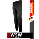 .Engelbert Strauss ICONIC BLACK kopásálló pamut stretch deréknadrág - munkaruha