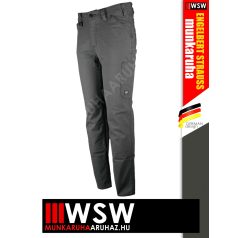   .Engelbert Strauss ICONIC CARBON kopásálló pamut stretch deréknadrág - munkaruha