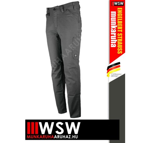 .Engelbert Strauss ICONIC CARBON kopásálló pamut stretch deréknadrág - munkaruha