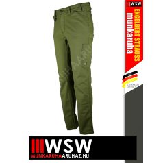   .Engelbert Strauss ICONIC GREEN kopásálló pamut stretch deréknadrág - munkaruha