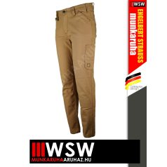   .Engelbert Strauss ICONIC ALMOND kopásálló pamut stretch deréknadrág - munkaruha