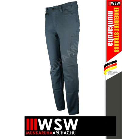 .Engelbert Strauss ICONIC OXIDBLUE kopásálló pamut stretch deréknadrág - munkaruha