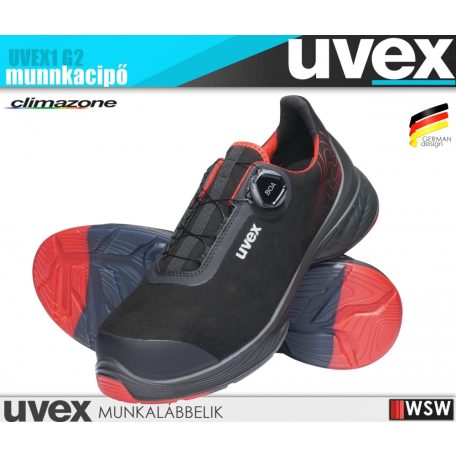 Uvex UVEX1 G2 S3 technikai önbefűzős munkacipő - munkabakancs
