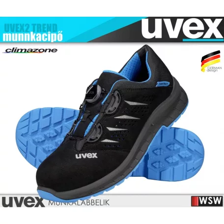 Uvex TREND BLUE S1P technikai önbefűzős munkacipő - munkabakancs