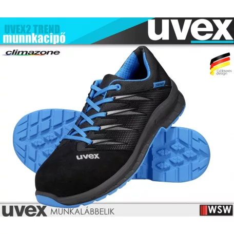 Uvex TREND BLUE S2 technikai munkacipő - munkabakancs