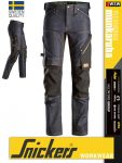 Snickers FLEXIWORK BLACK technikai slimfit stretch lengőzsebes deréknadrág - munkaruha