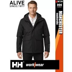   Helly Hansen MANCHESTER BLACK prémium technikai férfi vízálló esőkabát - munkaruha