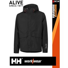   Helly Hansen MANCHESTER BLACK prémium technikai férfi vízálló esőkabát - munkaruha