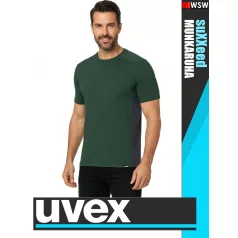   Uvex SUXXEED INDUSTRY GREEN prémium technikai póló - munkaruha