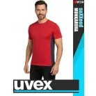 Uvex SUXXEED INDUSTRY RED prémium technikai póló - munkaruha