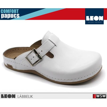 Leon COMFORT 703 WHITE komfort férfi papucs