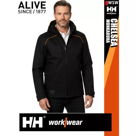 Helly Hansen CHELSEA EVOLUTION BLACK softshell munkakabát - munkaruha