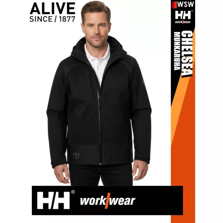 Helly Hansen CHELSEA EVOLUTION BLACK softshell munkakabát - munkaruha