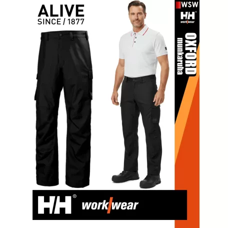 Helly Hansen OXFORD BLACK pamutgazdag szervíz shell deréknadrág - munkaruha