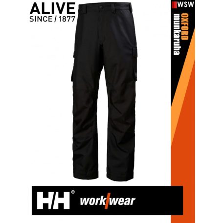 Helly Hansen OXFORD BLACK pamutgazdag szervíz shell deréknadrág - munkaruha