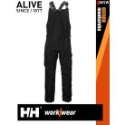Helly Hansen OXFORD BLACK pamutgazdag szervíz shell kantáros nadrág - munkaruha