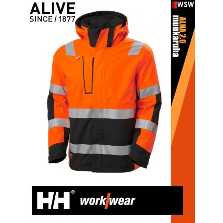 Helly Hansen ALNA 2.0 ORANGEHV vízálló technikai shell kabát - munkaruha