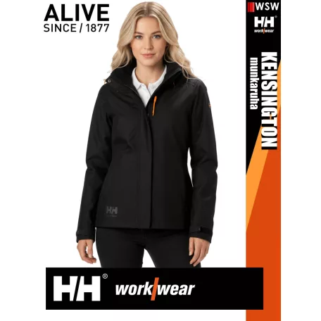 Helly Hansen KENSINGTON BLACK shell technikai női kabát - munkaruha