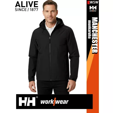 Helly Hansen MANCHESTER BLACK prémium technikai férfi shell kabát - munkaruha